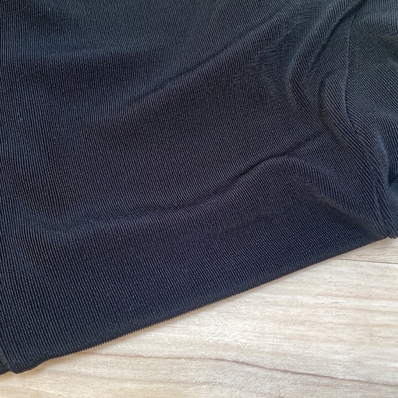 Kiara Womens Size L Black Slinky Dress. 3/4 sleeves. Lightweight and comfy. - Picture 11 of 11